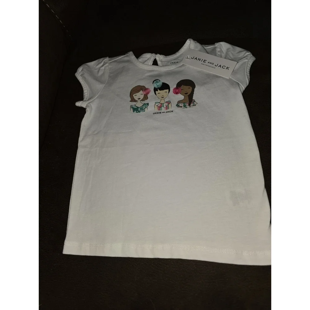 Janie and jack the petal scene girls top size 2t nwt